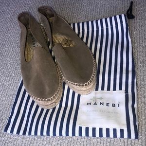 Manebi espadrilles size 7 brown